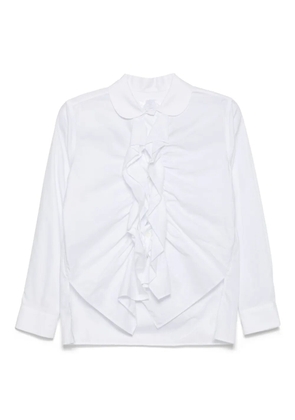 Comme des Garçons TAO ruffle shirt - White