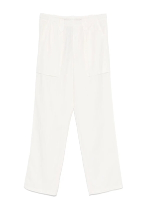 ASPESI slub-textured trousers - White