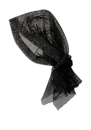 Maison Michel mesh hair scarf - Black