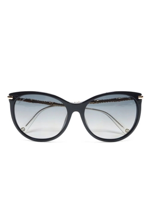 Gucci Pre-Owned 2020s rhinestone-embellished sunglasses - Black