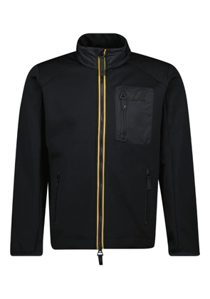 K-Way Lecrey double-zip high-neck jacket - Black