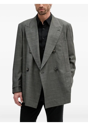 Emporio Armani double-breasted blazer - Grey