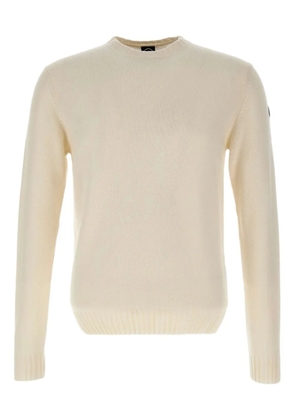 Colmar logo-patch crew-neck sweater - Neutrals