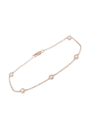 LB Exclusive 14K rose gold diamond bracelet - Pink