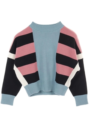 Hermès Pre-Owned 2010s Lettres Equestres sweater - Blue