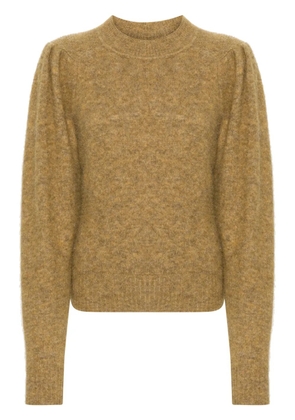 MARANT ÉTOILE Onnie brushed-effect jumper - Yellow