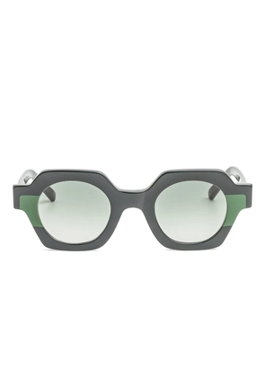 Kaleos Northcutt geometric-frame sunglasses - Green
