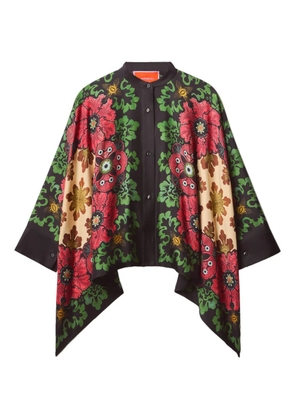 La DoubleJ floral-print blouse - Brown