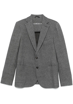Circolo 1901 checked blazer - Grey