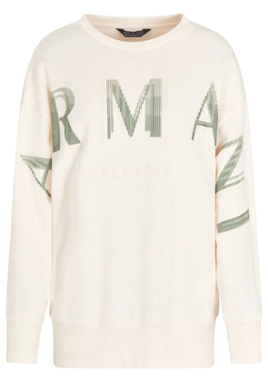 Armani Exchange logo-print sweatshirt - Neutrals