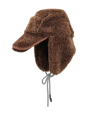 Kangol faux-shearling cap - Brown