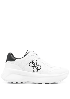 GUESS USA logo-print sneakers - White