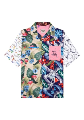 GALLERY DEPT. leaf-print short-sleeve shirt - Blue