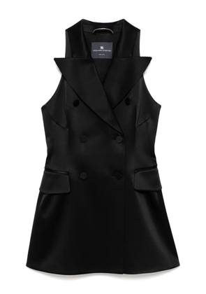 Ermanno Scervino satin mini dress - Black