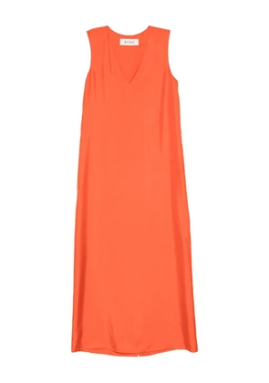 Róhe sleeveless V-neck midi dress - Orange