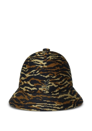 Kangol tiger-pattern bucket hat - Black