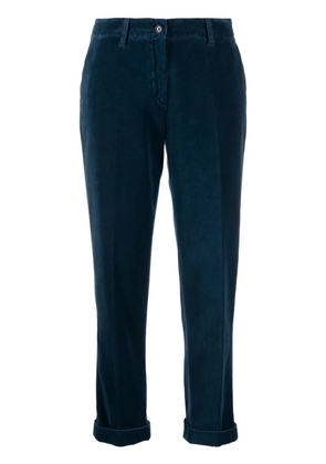 ASPESI pressed-crease slim-cut trousers - Blue