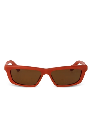 Jacquemus rectangle-frame sunglasses - Orange