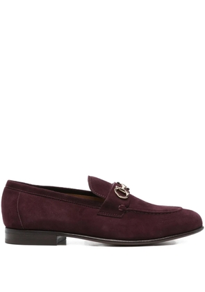 Ferragamo Gancini loafers - Red