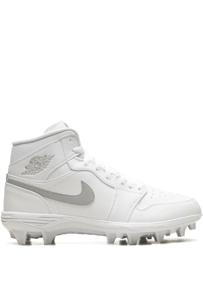 Jordan Jordan 1 Mid 'White Grey Fog' cleats