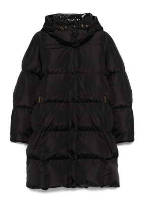 Moncler hooded quilted coat - Black