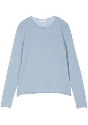 MRZ fine-ribbed jumper - Blue