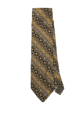 Versace Pre-Owned 1990s silk tie - Brown