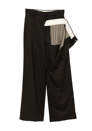 Moohong layered trousers - Brown