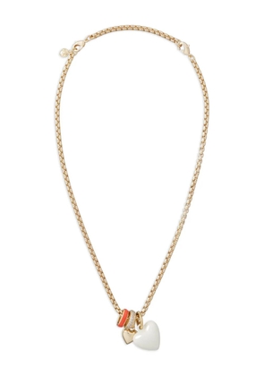 Roxanne Assoulin The Box Chain heart-charm necklace - White