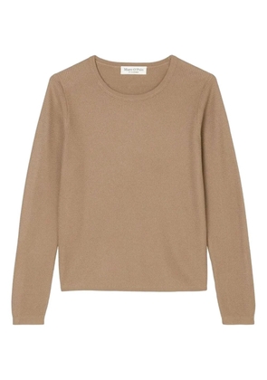 Marc O'Polo ribbed long-sleeve sweater - Brown