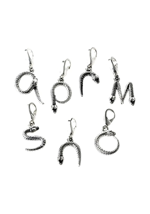 Theo Fennell Alias letter charms - Silver
