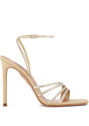 Aquazzura 105mm Mistica sandals - Neutrals