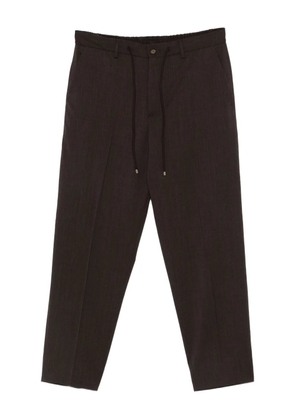 Briglia 1949 Convent drawstring-waist trousers - Brown