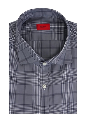 Isaia plaid button shirt - Blue