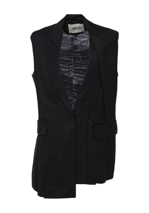 MMAM button-fastening gilet - Black