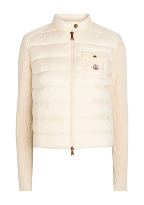Moncler padded cardigan - Neutrals