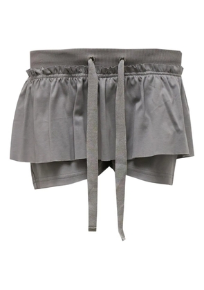 Hache ruffled short pants - Grey