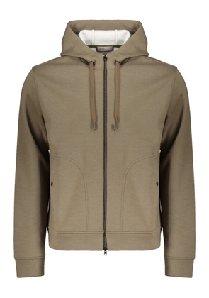 Herno zip hooded jacket - Brown