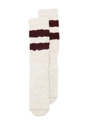 Golden Goose striped socks - Neutrals