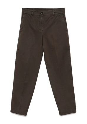 Seventy elastic-waistband trousers - Brown