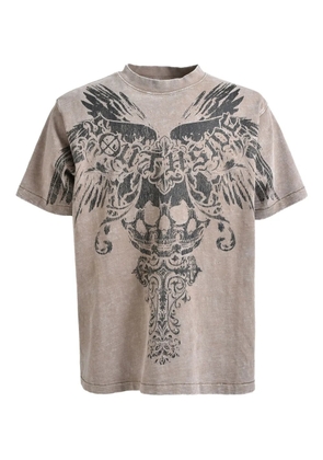 BREATH cotton t-shirt - Neutrals