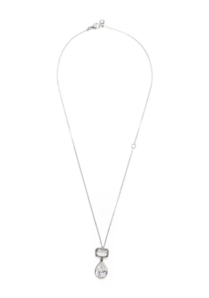 CHANEL Pre-Owned 2018 crystal necklace - Silver