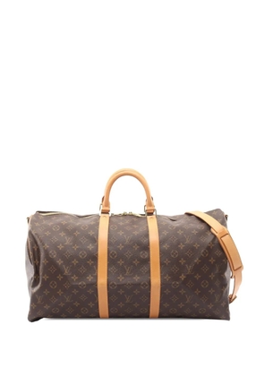 Louis Vuitton Pre-Owned 2000 Monogram Keepall Bandouliere 55 travel bag - Brown