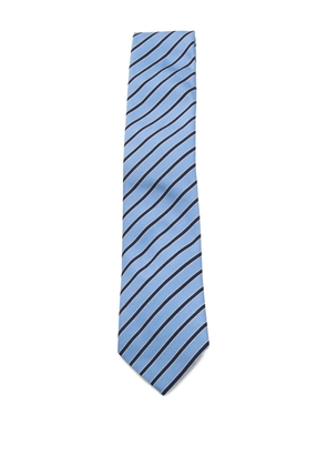 Zegna striped tie - Blue
