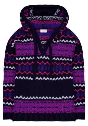 Laneus fair-isle jumper - Blue