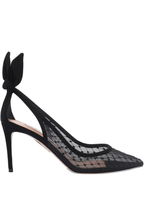 Aquazzura 85mm mesh pumps - Black