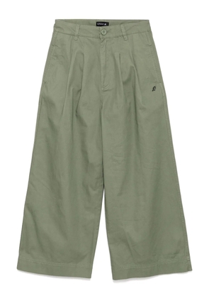 SPORT b. by agnès b. wide-leg trousers - Green