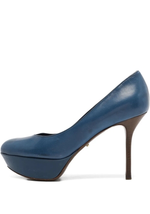 Sergio Rossi Vintage pre-owned 120mm platform pumps - Blue