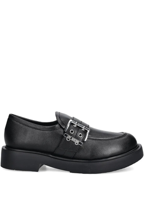 Love Moschino buckle loafers - Black