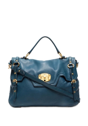 Miu Miu Pre-Owned 2010-2020 turn-lock shoulder bag - Green